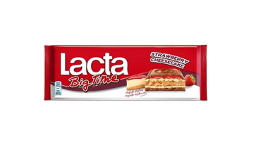 Εικόνα της LACTA ΣΟΚΟΛΑΤΑ 300g - (BIG TIME STRAWBERRY CHEESECAKE)