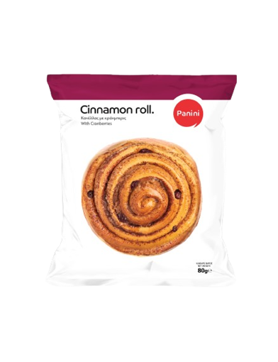 PANINI CINAMMON ROLL ΜΕ CRANBERRIES 80g