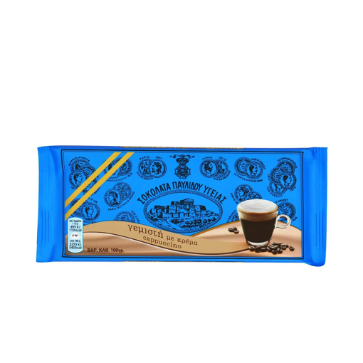 ΠΑΥΛΙΔΗΣ ΣΟΚΟΛΑΤΑ ΥΓΕΙΑΣ 100g (CAPPUCHINO CREAM)