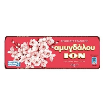 ΙΟΝ ΣΟΚΟΛΑΤΑ ΓΑΛΑΚΤΟΣ ΑΜΥΓΔΑΛΟΥ 70g - (2214)