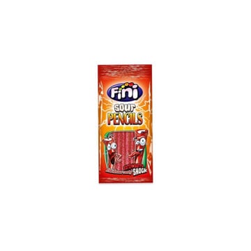 FINI ΖΑΧΑΡΩΤΑ 90g - (SOUR PENCILS/STRAWBERRY)