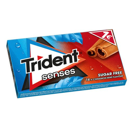 TRIDENT SENSES ΚΑΝΕΛΑ ΜΕΝΤΑ 27g