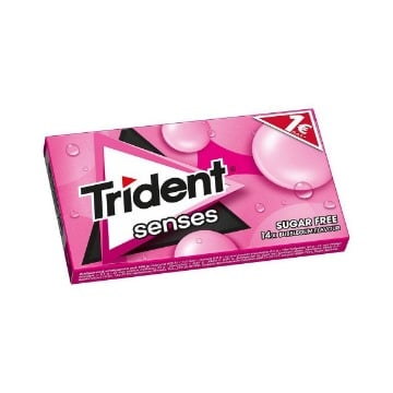 TRIDENT SENSES BUBBLEGUM (27g)