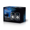 RGB ΣΤΕΡΕΟΦΩΝΙΚΑ ΗΧΕΙΑ GAMING 2.0 10W NEDIS GSPR20020BK