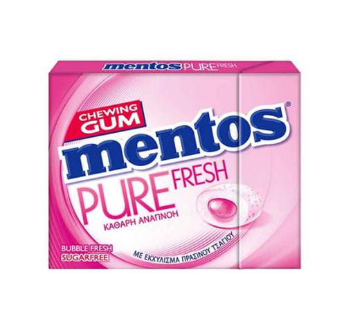 MENTOS PURE FRESH SLIM BOX CHERRYMINT 28g