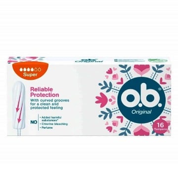 O.B. TAMPONS RELIABLE PROTECTION 16τεμ. - (SUPER)