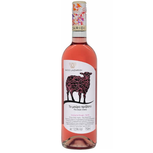 ΛΑΖΑΡΙΔΗ ΜΑΥΡΟ ΠΡΟΒΑΤΟ ΚΡΑΣΙ 750ml - (ΡΟΖΕ)