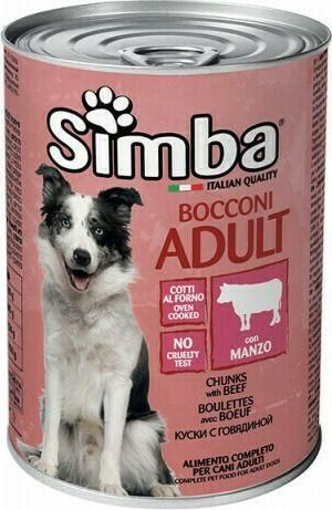 SIMBA ΣΚΥΛΟΤΡΟΦΗ ΚΟΝΣΕΡΒΑ 415gr. - (ΜΟΣΧΑΡΙ)