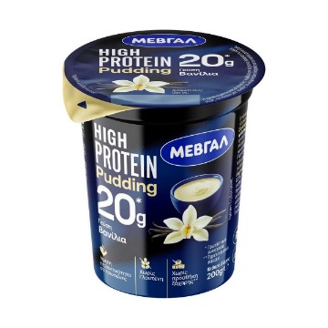 ΜΕΒΓΑΛ HIGH PROTEIN ΠΟΥΤΙΓΚΑ 200g - (ΒΑΝΙΛΙΑ)