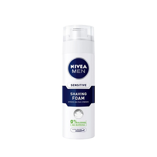 NIVEA ΑΦΡΟΣ ΞΥΡΙΣΜΑΤΟΣ 200ml - (ΑΣΠΡΟ SENSITIVE)
