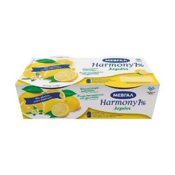 ΜΕΒΓΑΛ HARMONY 1% ΛΕΜΟΝΙ  (2x170g)