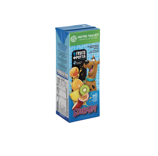 NUTRI VALLEY ΧΥΜΟΣ 9FRUITS SCOOBY DOO 250ml