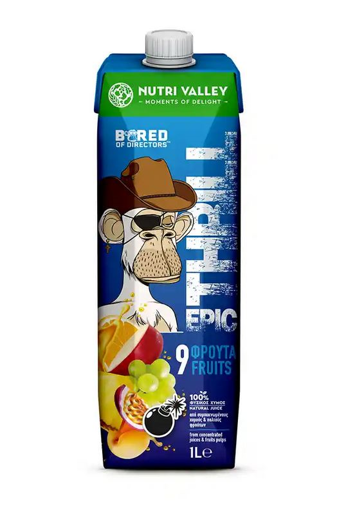 NUTRI VALLEY BOD ΧΥΜΟΣ SOUR 9FRUITS 1L