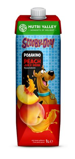 NUTRI VALLEY ΧΥΜΟΣ ΡΟΔΑΚΙΝΟ SCOOBY DOO 1L
