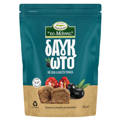 ΤΟ ΜΑΝΝΑ ΔΑΓΚΩΤΟ ΤΡΑΓΑΝΕΣ ΜΠΟΥΚΙΕΣ 70gr. - (ΕΛΙΑ & ΛΙΑΣΤΗ ΤΟΜΑΤΑ)
