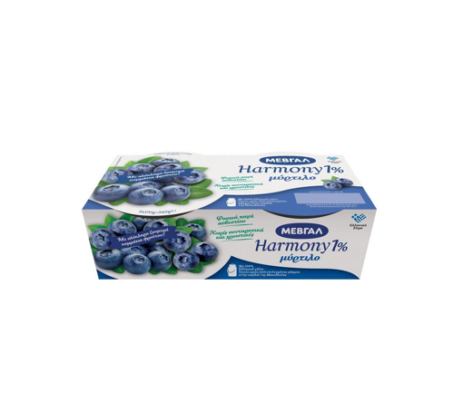 ΜΕΒΓΑΛ HARMONY 1%  ΜΥΡΤΙΛΟ (2x170g)