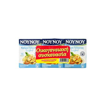 ΝΟΥΝΟΥ ΚΡΕΜΑ ΓΑΛΑΚΤΟΣ LIGHT 3x200ml