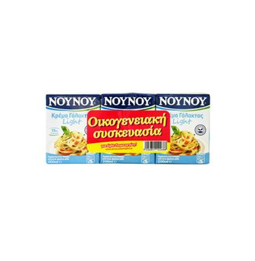 ΝΟΥΝΟΥ ΚΡΕΜΑ ΓΑΛΑΚΤΟΣ LIGHT 3x200ml