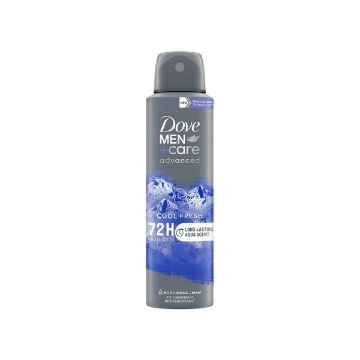 DOVE MEN CARE ADVANCED ΑΠΟΣΜΗΤΙΚΟ SPRAY 72h 150ml - (COOL FRESH)