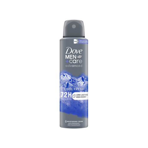 DOVE MEN CARE ADVANCED ΑΠΟΣΜΗΤΙΚΟ SPRAY 72h 150ml - (COOL FRESH)