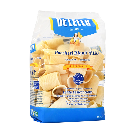 DE CECCO ZUYMARIKA PACCHERI RIGATI 500g