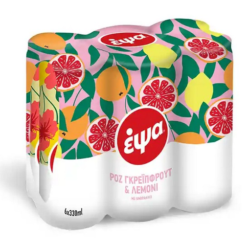ΕΨΑ PINK LEMONADE ΚΟΥΤΙ 330ml - (6PACK)