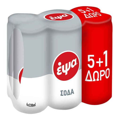 ΕΨΑ ΣΟΔΑ ΚΟΥΤΙ 330ml (6PACK)