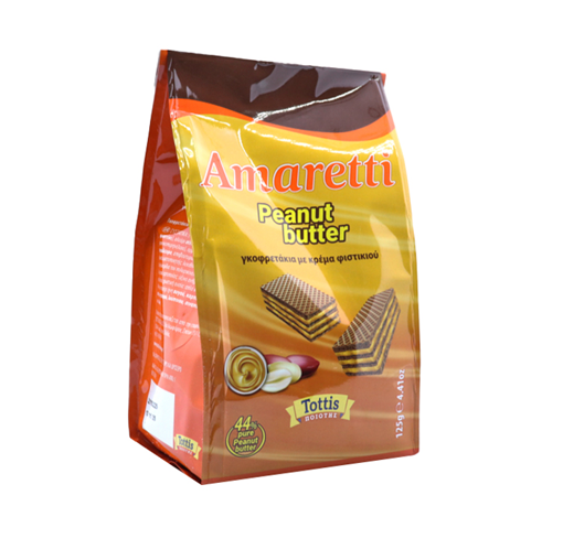 AMARETTI ΓΚΟΦΡETA PEANUT BUTTER 125g - (ΣΑΚΟΥΛΑ)