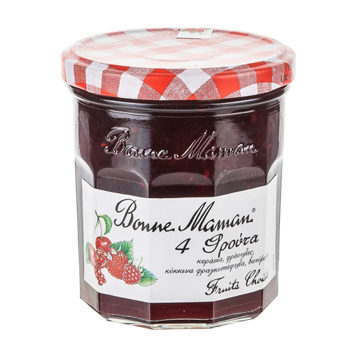 BONNE MAMAN ΜΑΡΜΕΛΑΔΑ 370g - (4 ΦΡΟΥΤΑ) (ΧΩΡΙΣ ΓΛΟΥΤΕΝΗ)