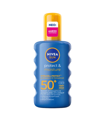 NIVEA SUN PROTECT & MOISTURE SPRAY (SPF 50+) - 200ml