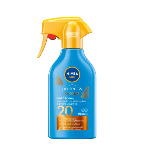 NIVEA SUN PROTECT & BRONXE TRIGGER SPRAY (SPF 20) - 270ml