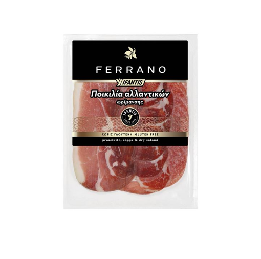FERRANO IFANTIS ΠΟΙΚΙΛΙΑ ΑΛΛΑΝΤΙΚΩΝ ΧΩΡΙΣ ΓΛΟΥΤΕΝΗ 100g