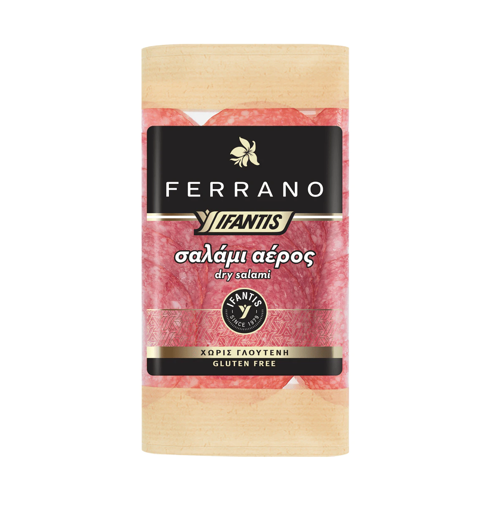 FERRANO IFANTIS ΣΑΛΑΜΙ ΑΕΡΟΣ ΧΩΡΙΣ ΓΛΟΥΤΕΝΗ 70g