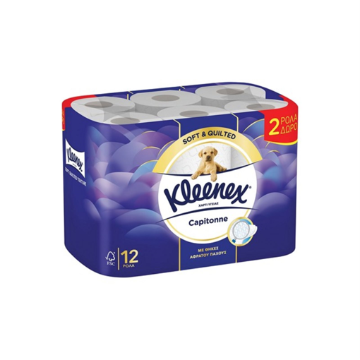 KLEENEX CAPITONNE ΧΑΡΤΙ ΥΓΕΙΑΣ (12 ρολλα)