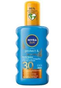 NIVEA SUN PROTECT & BRONZE SPRAY (SPF 30) - 200ml