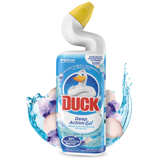 DUCK WC ΥΓΡΟ DEEP ACTION GEL ΦΡΕΣΚΑΔΑ ΘΑΛΑΣΣΑΣ 750ml