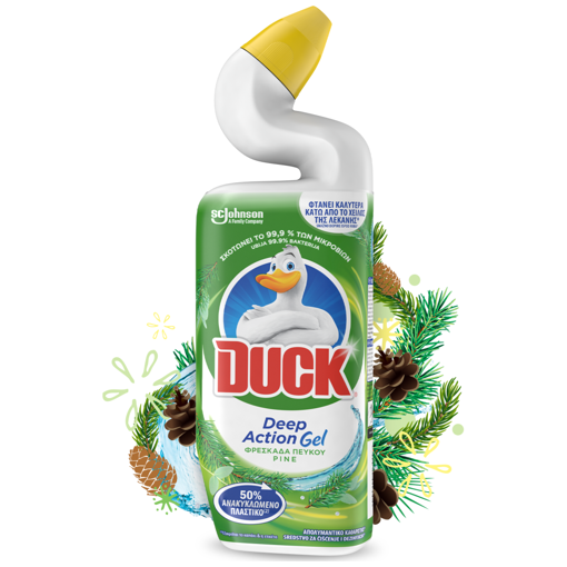 DUCK WC ΥΓΡΟ DEEP ACTION GEL ΠΕΥΚΟ 750ml