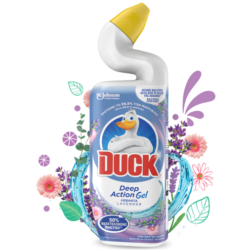 DUCK WC ΥΓΡΟ DEEP ACTION GEL ΛΕΒΑΝΤΑ 750ml Σ12 