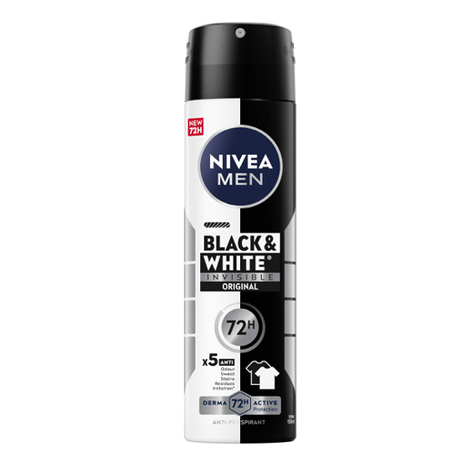 NIVEA DEO SPRAY 150ml - (B & W ORIGINAL MEN)