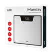 ΓΥΑΛΙΝΗ ΗΛΕΚΤΡΟΝΙΚΗ ΖΥΓΑΡΙΑ ΜΠΑΝΙΟΥ LIFE MONDAY