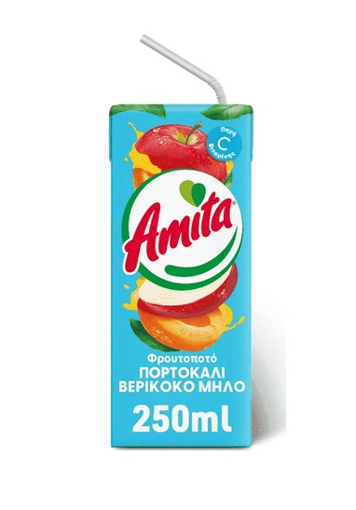AMITA ΠΟΡΤΟΚΑΛΙ ΒΕΡΙΚΟΚΟ & ΜΗΛΟ 250ml