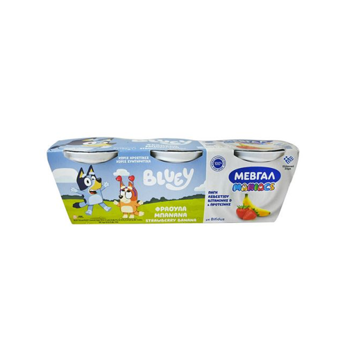 ΜΕΒΓΑΛ ΠΑΙΔΙΚΟ ΓΙΑΟΥΡΤΙ Bluey(3x140g) - ΦΡΑΟΥΛΑ/ΜΠΑΝΑΝΑ