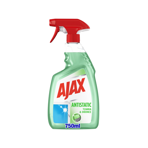 AJAX ΥΓΡΟ ΤΖΑΜΙΩΝ SPRAY ANTISTATIC 750ml Σ12 