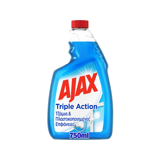 AJAX ΥΓΡΟ ΤΖΑΜΙΩΝ ANT/KO TRIPLE ACTION 750ml Σ12 