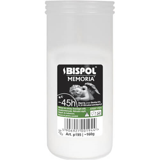 BISPOL ΚΕΡΙ ΔΙΑΡΚΕΙΑΣ ΛΕΥΚΟ 45  ΩΡΩΝ - (P195)