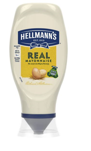 HELLMANNS ΜΑΓΙΟΝΕΖΑ 430ml - (REAL) (TOP DOWN)