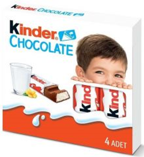 KINDER CHOCOLATE BARS 50gr- (4τεμ.)