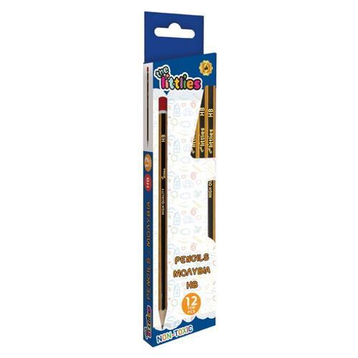 LITTLIES ΜΟΛΥΒΙ ΞΥΛΙΝΟ HB2 (12τεμ.) (646761)