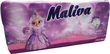 ZEBRA ΧΑΡΤΙ ΥΓΕΙΑΣ 10 ΡΟΛΛΑ ΑΡΩΜΑΤΙΚΟ 3Φ - (MALIVA ROMANCE)