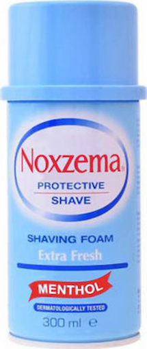 NOXZEMA ΑΦΡΟΣ ΞΥΡΙΣΜΑΤΟΣ 300ml - (ΓΑΛΑΖΙΟ/MENTHOL)